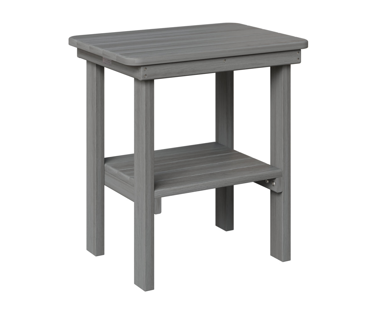 Berlin Gardens RTET2115 Rectangular End Table Dining $459.00 Driftwood Grey