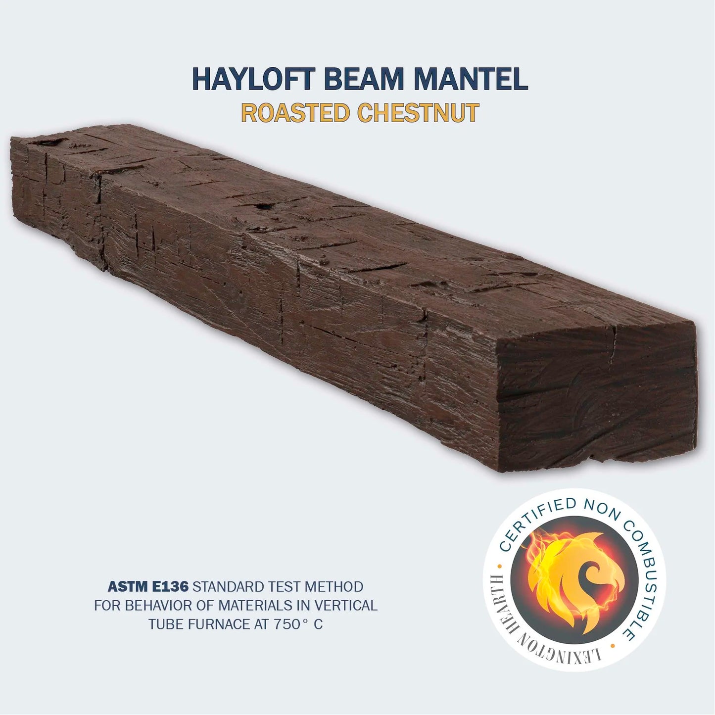 Lexington 72" Hayloft Non-Combustible Mantle in Maduro Finish $2013.00 plus tax