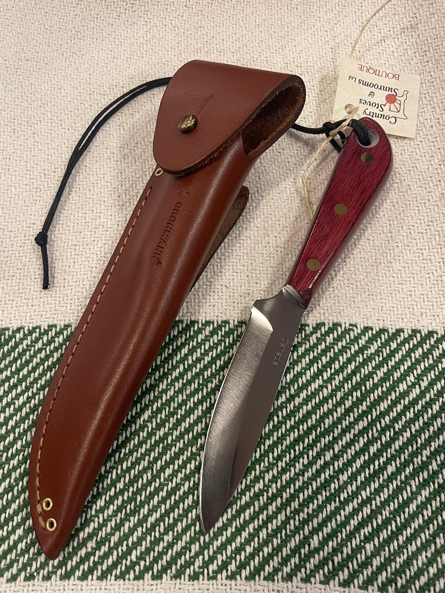 GROHMANN HUNTING- X3SA-SS Army-Resin/overlap sheath-$155.00