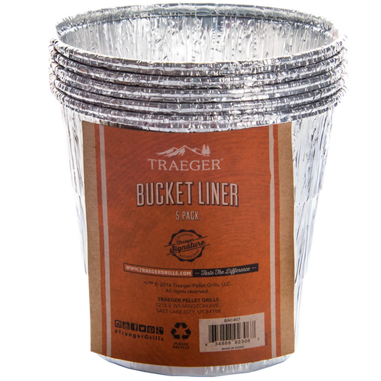 Traeger Bucket Liners - 5 Pack