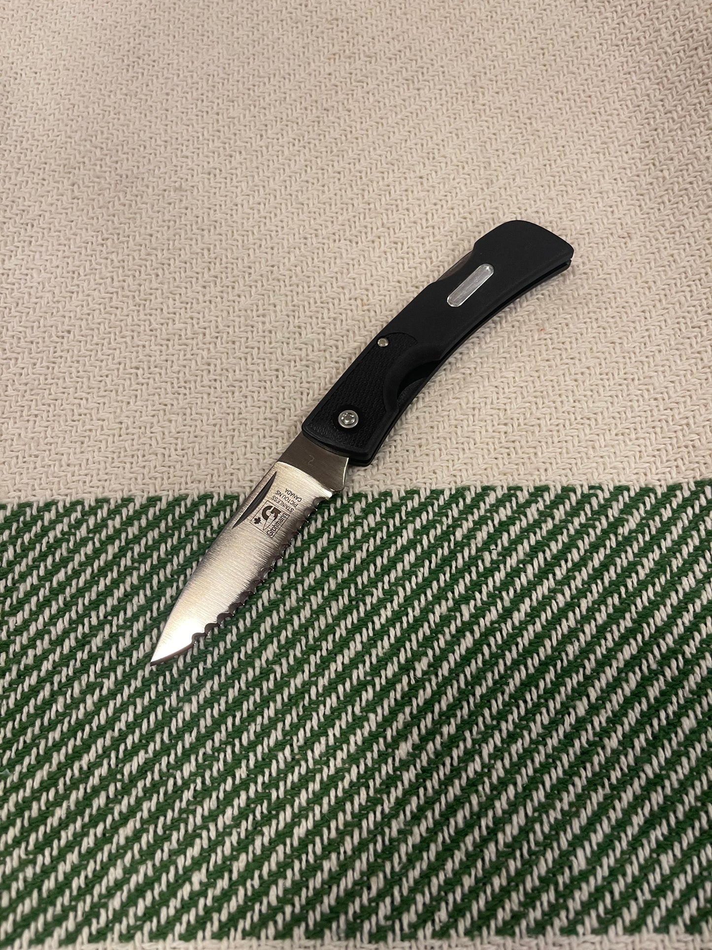 GROHMANN POCKET - Z390SW - Featherweight Serrated Lockblade - $68
