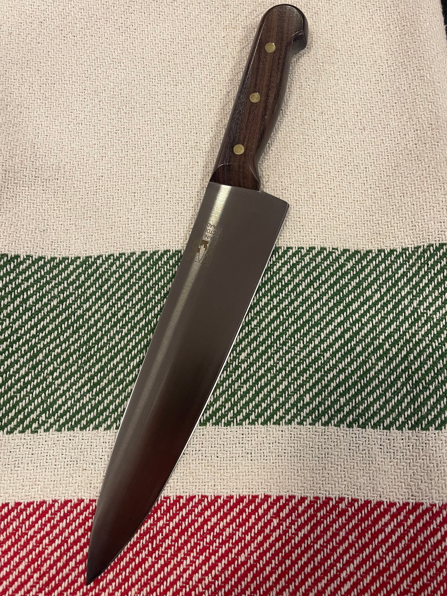 GROHMANN KITCHEN KNIVES-  #209-10 - Rosewood 10" Chef Knife /Straight blade - $86.00