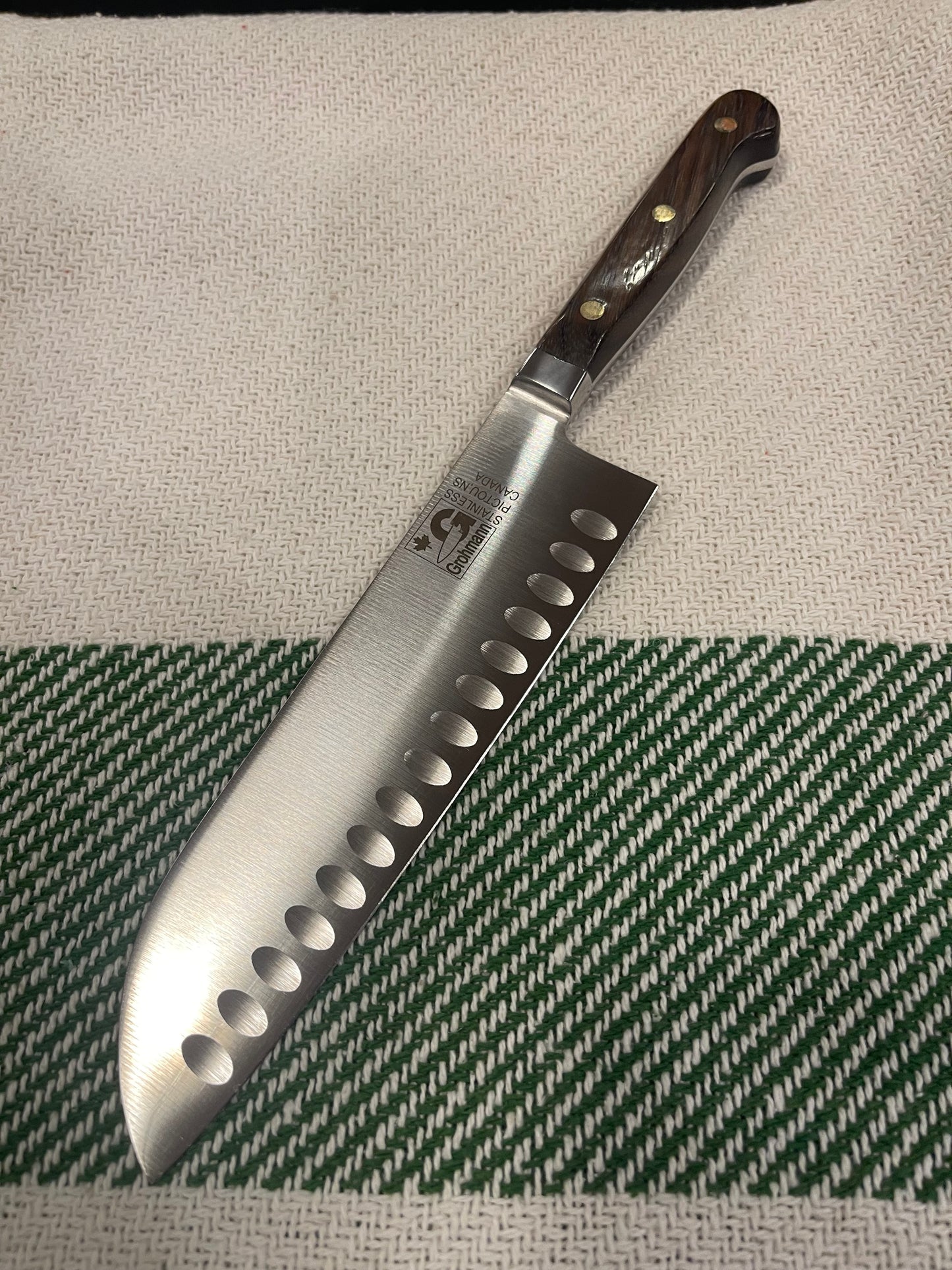 GROHMANN KITCHEN KNIVES -209FG-7 RSWD Santoku 7" $129.00
