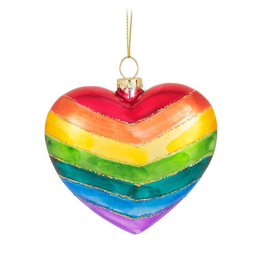 Ornament - Rainbow Heart