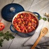 NAPOLEON CAST IRON ROUND CASSEROLE DISH