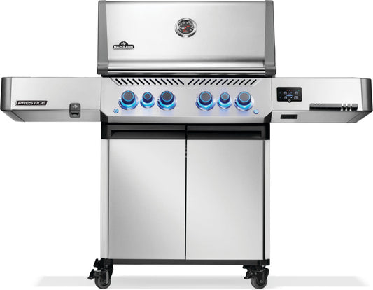Napoleon Prestige® 500 Connected, Propane Grill with Infrared Side and Rear Burner, Stainless Steel