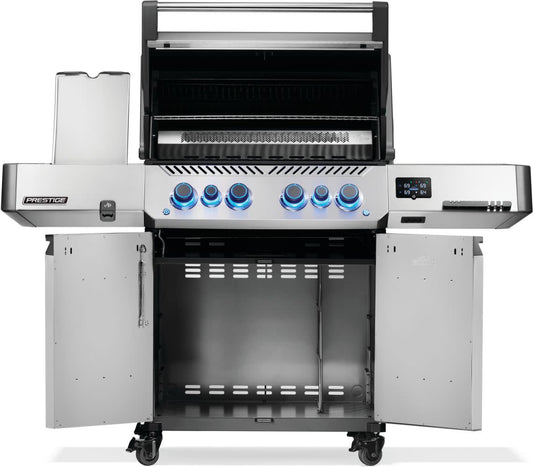 Napoleon Prestige® 500 Connected, Propane Grill with Infrared Side and Rear Burner, Stainless Steel