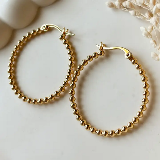 Agaveh Girl- Ello Hoops Earrings
