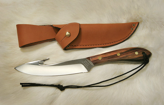 GROHMANN HUNTING KNIVES GUTHOOK- Stainless Steel, w/Guthook, Water Buffalo Horn, W4SG $240.00