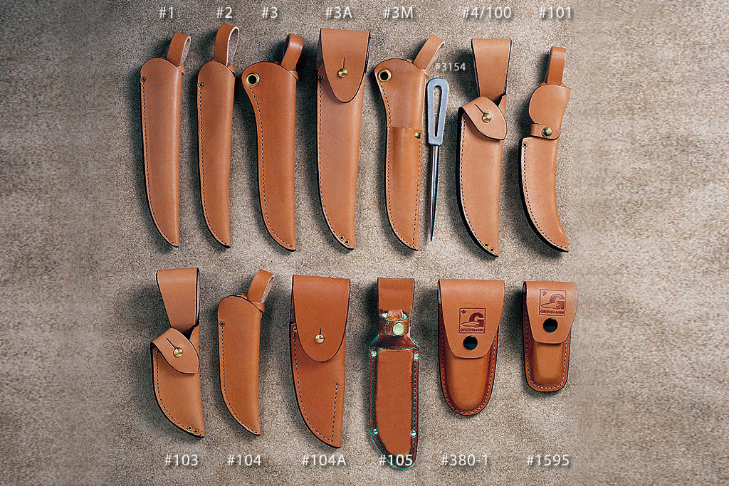 GROHMANN KNIVES -  #1595 Leather Lock Blade Sheath  -  $32.00