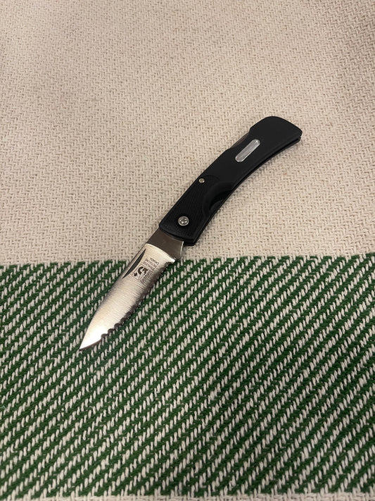 GROHMANN POCKET - Z390SW - Featherweight Serrated Lockblade - $68
