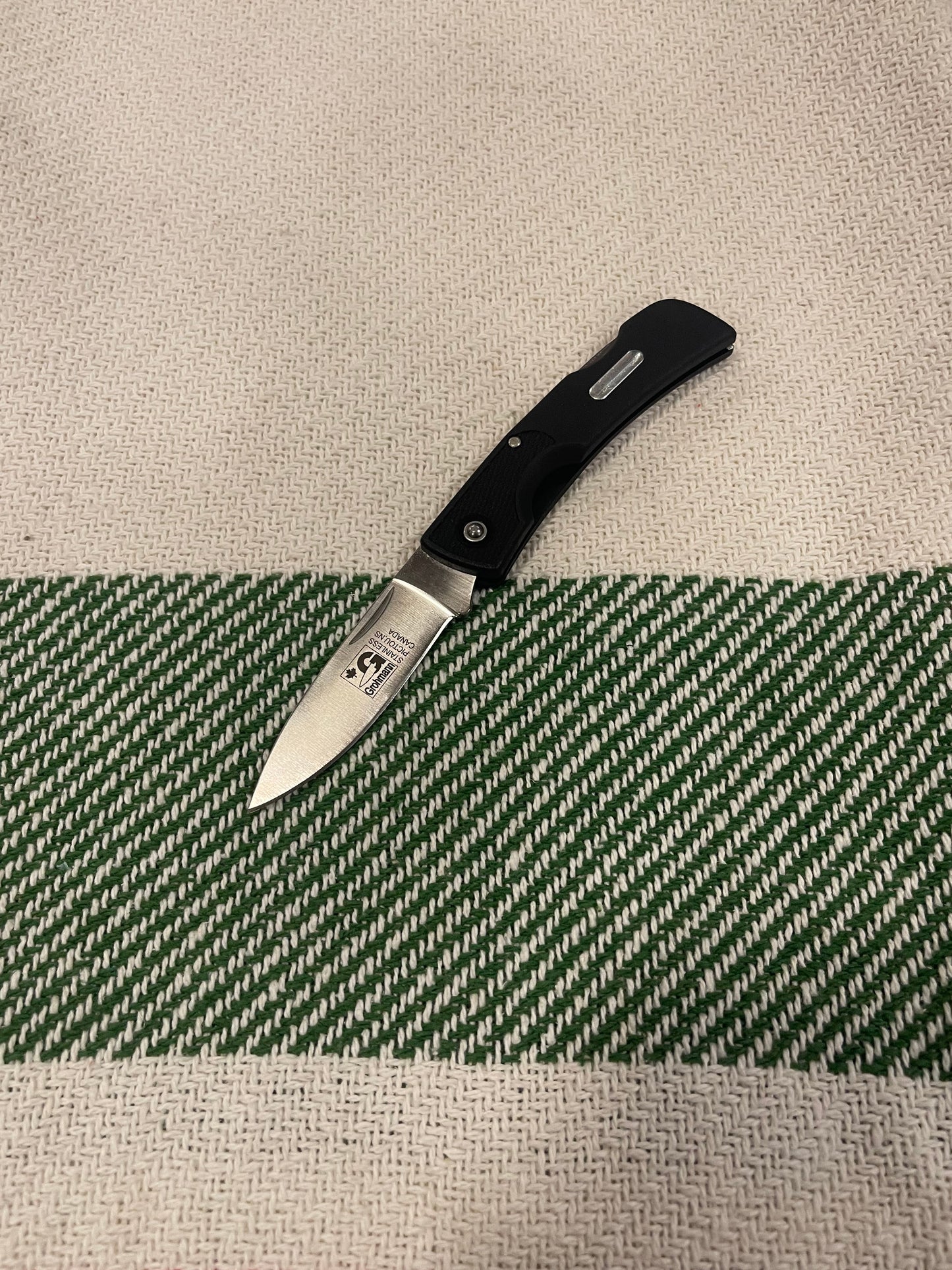 GROHMANN POCKET KNIVES - Z390S - Featherweight, straight - $64.00