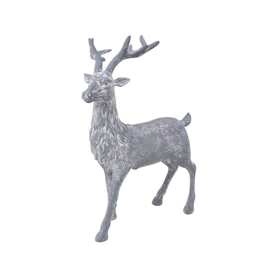 Christmas - Cement Buck Figurine