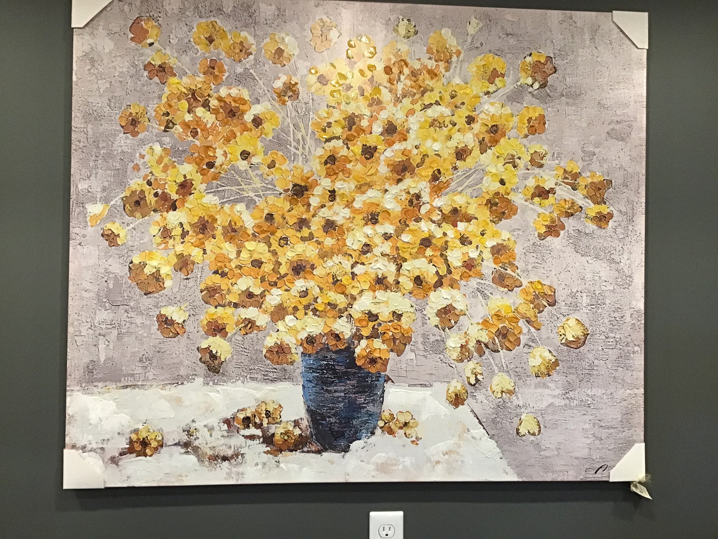 Wall Art - Oil Daisy